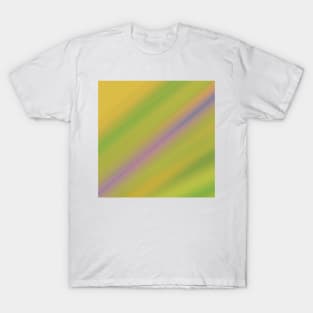 yellow blue green pink abstract texture T-Shirt